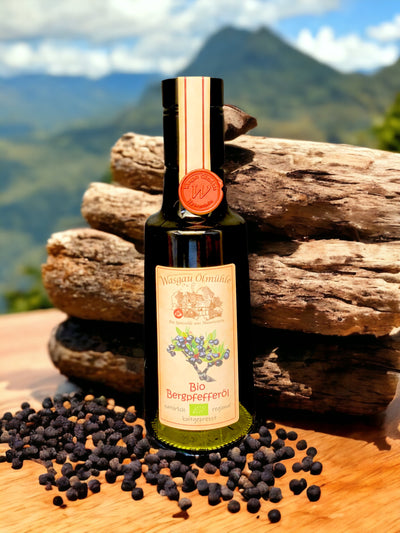 Bio Bergpfefferöl der Wasgau Ölmühle