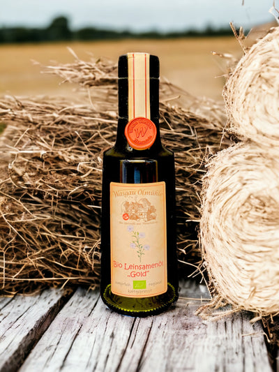 Bio Leinsamenöl "Gold" - deine natürliche Omega-3-Quelle