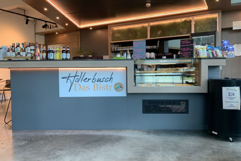 Bistro Hollerbusch in der Shoe City in der Schuhmeile Hauenstein