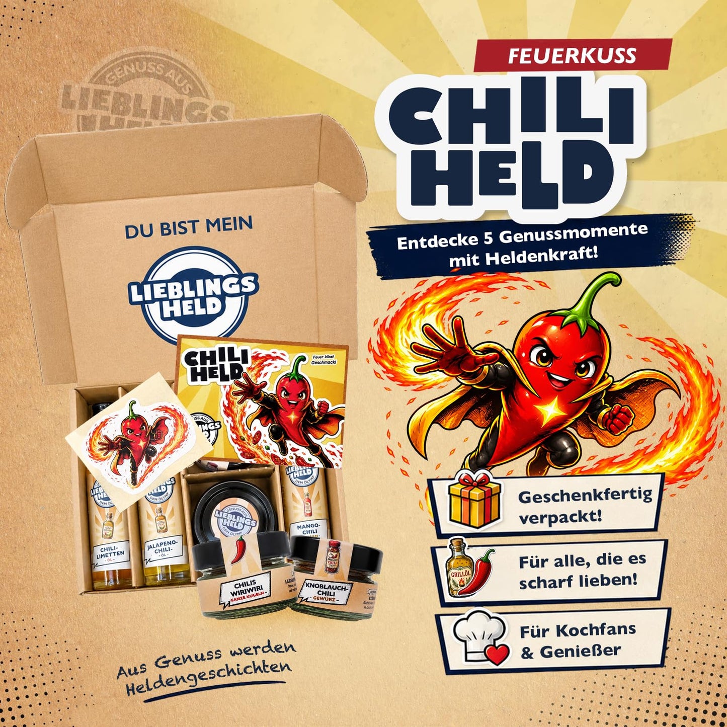 Lieblingsheld CHILIHELD Feuerkuss