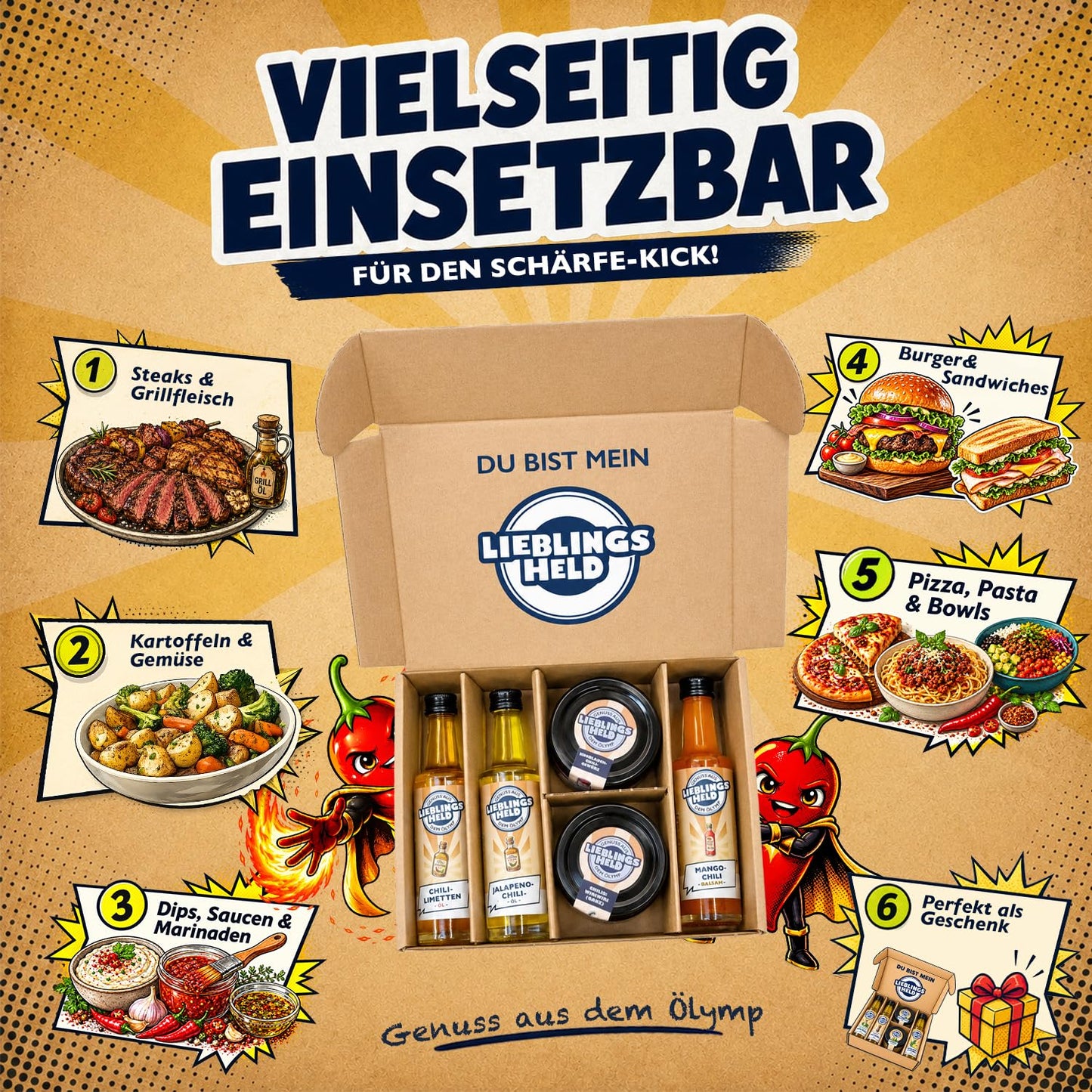 Lieblingsheld CHILIHELD Feuerkuss