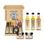 Grillheld Feuerabend 5-teiliges Grill-Geschenkset mit Ölen & Gewürzen | Geschenkfertig verpackte Genussbox mit Grill-Öl Spicy, Rauch-Öl Smoked
