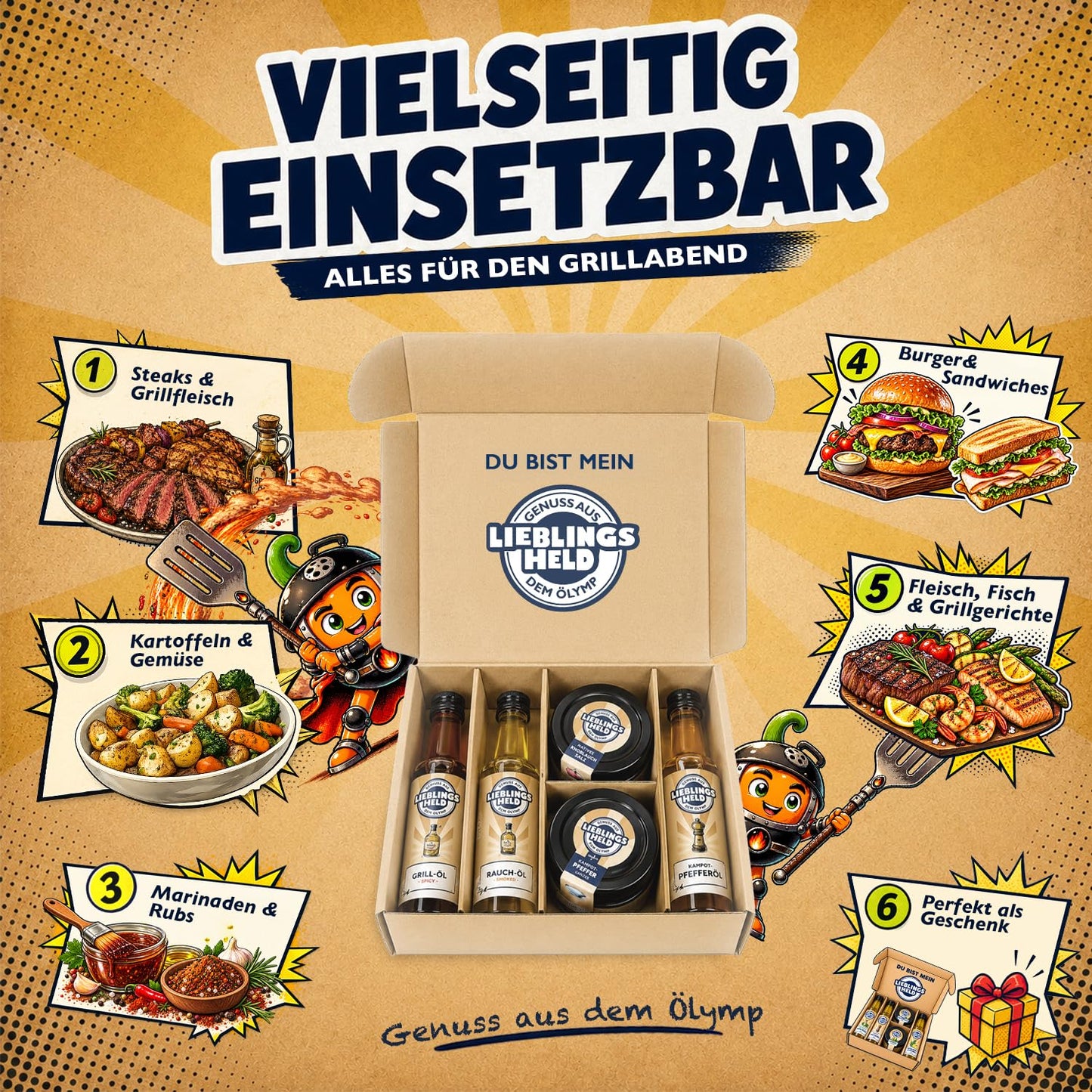 Lieblingsheld GRILLHELD Feuerabend