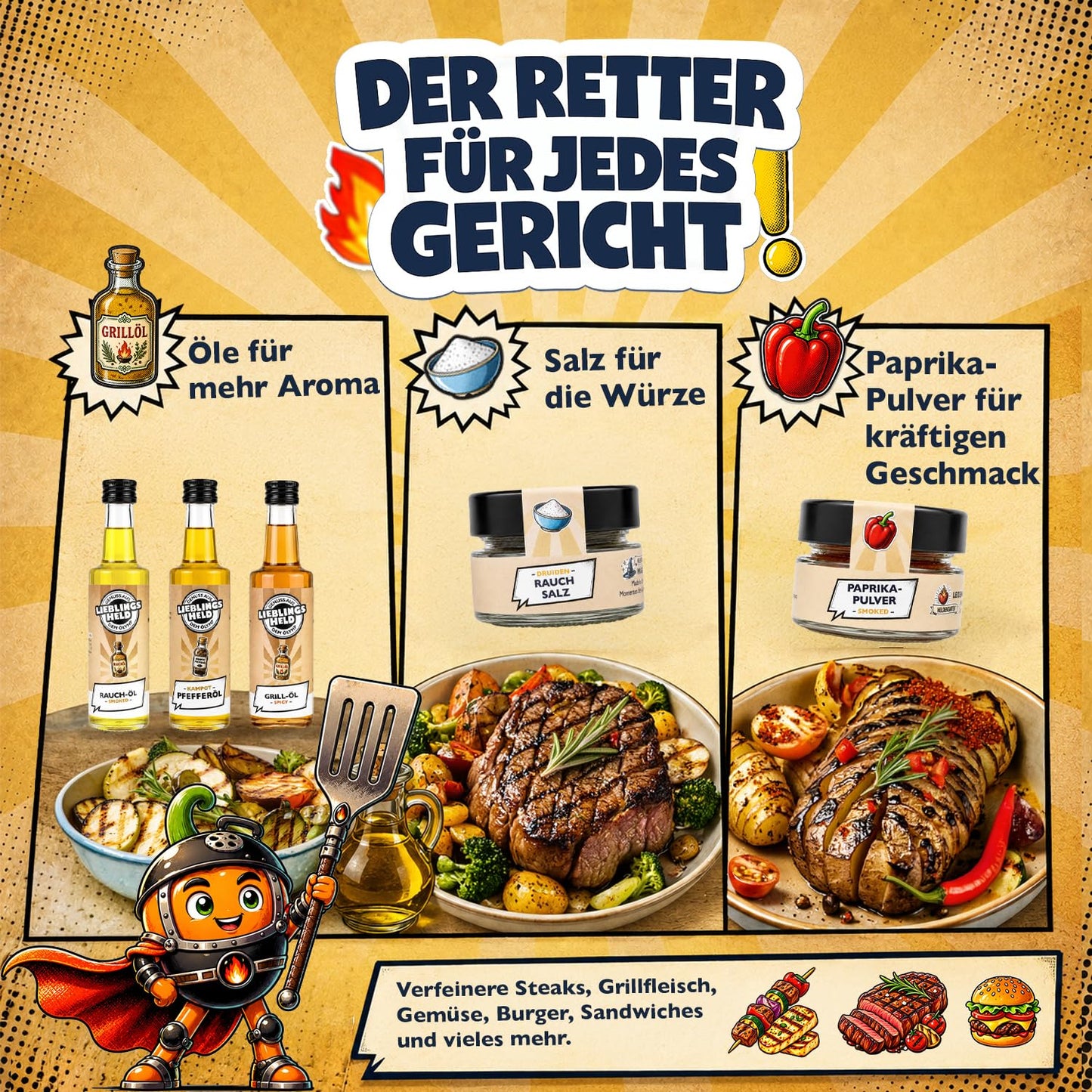 Lieblingsheld GRILLHELD Feuerabend