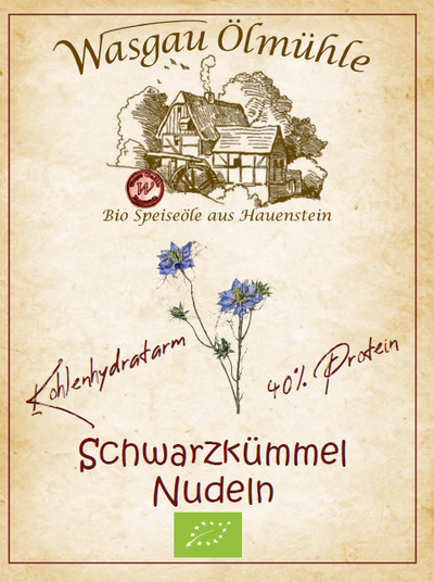 Bio Schwarzkümmelnudeln 250g