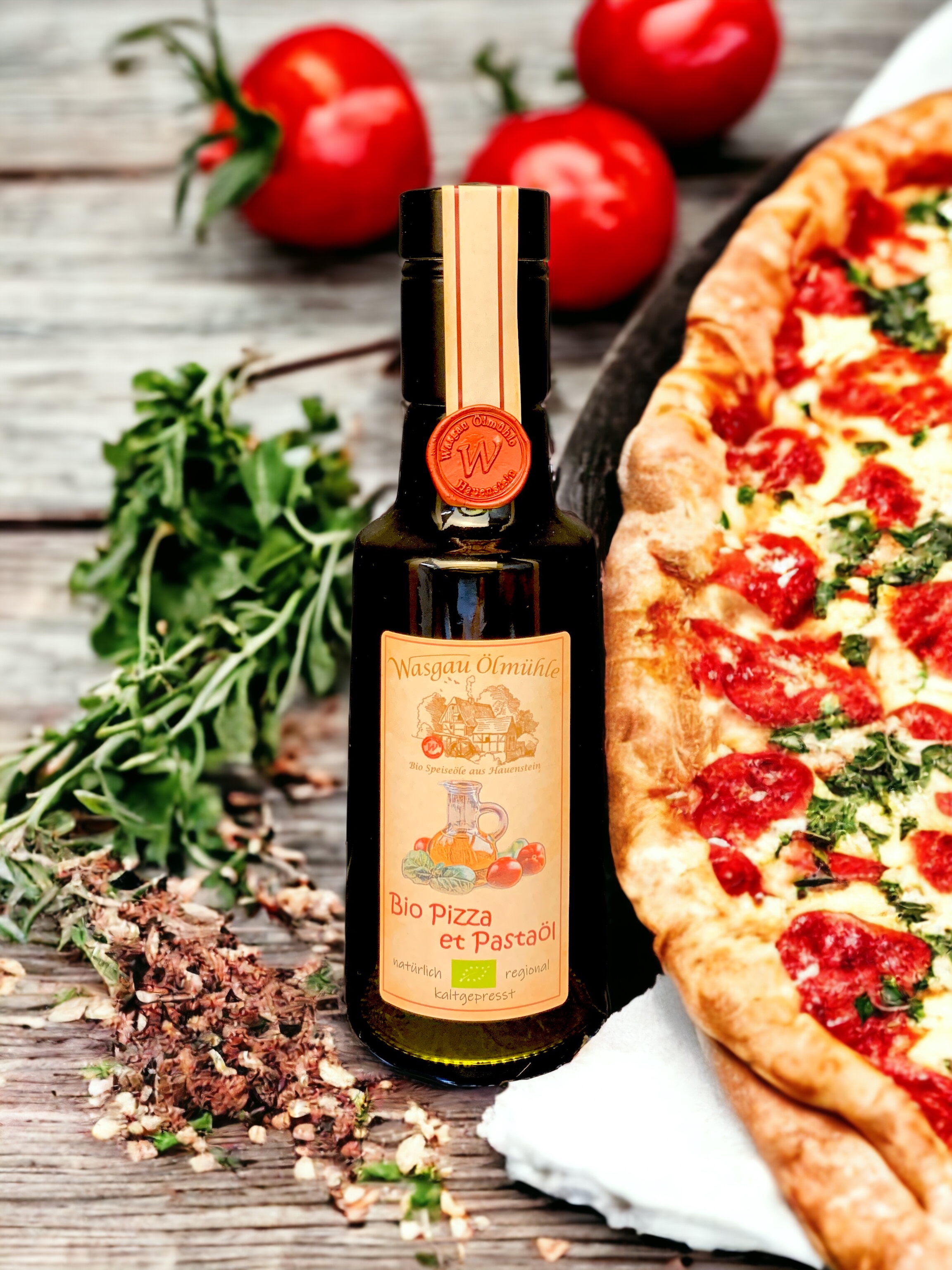 Bio Pizza et Pasta Öl
